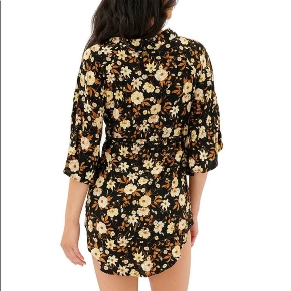 ☀️RIP CURL☀️ SUNSET HAZE LONG KIMONO COVER UP - Picture 10 of 14